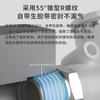 Manguera de Cobre Tubo de Aire Conector Rápido Neumático Codo de Ángulo Recto Tipo L de 90 Grados Conector Rápido Macho Pl8-02/10-03Mm