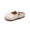 Pantuflas para Niñas 2026 Verano Nuevo Estilo Estilo Princesa Infantil Pantuflas de Punta Cerrada para Niñas, Sandalias de Moda con Suela Suave para Exteriores