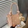 Bolso de cubo de lunares de gran capacidad transfronterizo para mujer, nuevo bolso de mano de estilo coreano de nicho para el verano de 2026, bolso cruzado, bolso para el trabajo