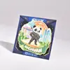 Imanes Metálicos para Refrigerador de Turismo Cultural Panda Personalizados para Zonas Escénicas, Pegatinas Magnéticas Culturales y Creativas, Imanes Conmemorativos de Arquitectura Antigua, Especial para Zonas Escénicas