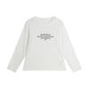 Pudding Haru Primavera Nova Camiseta Estilosa para Meninas 2025 Primavera Nova Camiseta Infantil Versátil de Manga Longa com Gola Redonda