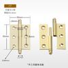 Bisagra Moderna Simple de Latón Desmontable Desmontaje y Montaje Bisagra Puerta de Habitación de Baño Liberación Rápida Puerta de Gabinete de Cocina Latón Hoja Suelta