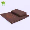 Cojín Marrón Seda de Coco, Cojín de Rodillas para Meditación, Cojín Cuadrado de Loto para Meditación, Cojín de Meditación, Cojín de Meditación Plegable