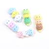 Oso pequeño conejo gatito selva paleta de hielo pasador diy cuerda para el pelo pegamento de crema funda de teléfono agujero para vaso de agua accesorios para zapatos