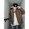 Chaqueta de cuero holgada versátil nueva de moda estilo americano para hombre, chaqueta de cuero PU con cremallera, chaqueta de motociclista vintage para primavera y otoño