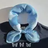 Pañuelo Cuadrado Sizzy Flor de Anacardo Diseño de Nicho a la Moda para Mujer Algodón y Lino 58x 58 Pañuelo Transpirable Estilo Dulce Fresco