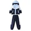 Uniformes de Jardín de Infancia, Chaquetas de Primavera y Otoño, Uniformes de Clase de Academia Deportiva para Niños Tres en Uno, Conjunto de Tres Piezas, Uniformes de Escuela Primaria