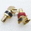 Placa de cableado de altavoz y amplificador de audio directo de fábrica, terminal RCA extendido, conector Lotus, cobre puro chapado en oro