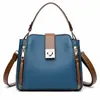 Suministro Directo Transfronterizo de Bolso de Hombro Versátil Casual de Moda Nuevo Europeo y Americano para Mujer Bolso Cubo Portátil de Gran Capacidad Crossbody