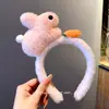 Diadema linda super linda de peluche de conejo rábano diadema cara femenina lavado cara antideslizante diadema celebridad de internet TikTok otros accesorios para el cabello
