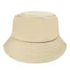 Sombrero de pescador de ala ancha de color sólido, sombrero de cubo estampado del grupo de protección solar para estudiantes, sombrero casual con logo para actividades al aire libre para padres e hijos