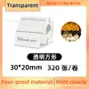 Papel Térmico para Etiquetas Yakelai M110 Jingchen B3S Adesivo Autoadesivo Etiqueta Preço Código de Barras Papel Térmico Colorido