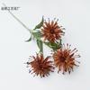 Almofada de Alfinetes Simulação Flor Crisântemo Casamento Flor de Casamento Decoração Flor de Casa Flor Artificial Macia Flor de Seda Atacado Comércio Exterior