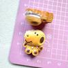 Biscoitos de hambúrguer de bebê pintados à mão cola de creme acessórios de cabelo diy corda de cabelo capa de celular pingente acessórios de resina atacado