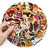 50 pegatinas con temática africana, productos transfronterizos más vendidos, con logotipos, edificios, animales, grafitis, cascos, planificadores, botellas de agua y pegatinas para refrigerador