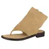 Sandálias Versáteis para Emagrecer Primavera Outono Estilo Coreano com Tira entre os Dedos Bico Redondo para Mulheres Botas de Cano Curto Versáteis com Salto Baixo Sapatos Individuais da Moda para Mulheres