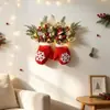 Guirlanda de Natal Cintilante Transfronteiriça, Guirlanda de Luva de Natal Brilhante, Decoração de Guirlanda de Natal