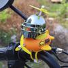 Lindo Pato Amarillo Submarino Adornos de Pato para Coche Motocicleta Autopropulsada Motocicleta Eléctrica Adornos de Coche a Batería Accesorios