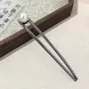 [Processamento Personalizado] Grampo de Cabelo U com Pérolas Redondas para Mulheres, Ferramenta de Penteado de Coque de Alta Qualidade, Novo Acessório de Cabelo Estilo Chinês