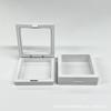 Caja Flotante Pe Caja Transparente para Empaque de Joyería Caja de Almacenamiento y Exhibición para Collares, Anillos, Pulseras Caja de Almacenamiento para Uñas Portátil