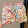Elásticos de Cabelo Pequenos Infantis para Meninas, Faixas de Cabelo que Não Danificam o Cabelo, Cordas de Cabelo de Alta Elasticidade para Bebês