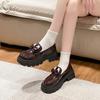 Mocasines Versátiles Slip-On de Suela Gruesa Estilo Británico para Mujer, Nuevos Mocasines Estilo Francés con Lazo para Mujer Primavera 2026