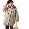 Elegante y genial abrigo de otoño e invierno para niños, chaqueta de lana cálida y engrosada de moda para niños, ropa de moda para niños