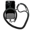 Cordón para teléfono móvil cruzado con parte trasera ajustable de poliéster Cordón para teléfono móvil Cordón fijo para tarjetas Cordón para teléfono móvil cruzado