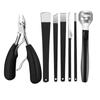 Cuchillo para pedicura profesional traje herramienta exfoliante inflamación surco de la uña cuchillo de uña gris callos incrustados pinzas de boca de águila para surco de uñas