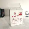 Buzón de Metal con Cerradura para Comunicación Escolar y de Jardín de Infancia, Buzón de Sugerencias, Buzón de Cartas para Niños, Decoración de Pared
