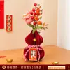 Decorações para celebração de inauguração de casa, ornamentos tridimensionais de peixe koi em favo de mel e cabaça, decorações para mudança, itens de mobiliário para casa nova