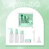 Set de Viaje Lmltop de 7 Piezas 50ml Cosméticos Sy760 Botella Rellenable Botella con Atomizador Botella de Presión Caja para Crema