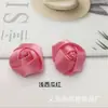 Ponto 1,5 cm botão tridimensional feito à mão Botão de Rosa DIY acessórios de cabelo presilha de cabelo sapatos chapéu cartão de felicitações acessórios de vestuário