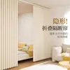 Cortina para Sala de Estar Interior Dormitorio Baño Cortina Divisoria de Aire Acondicionado Cortina de Puerta Plegable Magnética sin Perforaciones Cortina Impermeable de Aislamiento Térmico