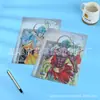 Suprimento pintura tridimensional 5D cartão que muda grade pintura pôster plástico tridimensional peça de mochila 3D