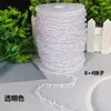 Cortina de cuentas acrílicas cortina de hilo para bodas guía de camino cadena anti-cristal decoración de techo de escenario de auditorio de bodas cortina de puerta DIY colgante