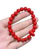 Pulsera de Arena Roja Cinabrio al por Mayor Collar con Colgante de Cinabrio Colgante para Hombres y Mujeres Arena Roja Famoso Colgante de Viento Familiar para el Cabello