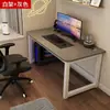 Mesa de Computador de Mesa Simples Moderna para Escritório Mesa Longa Mesa de Estudo Bancada de Escrita para Estudante Mesa para Jogos em Casa