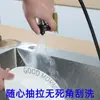 Lavavasos extraíble de alta presión para comercio exterior, lavavasos de rotación automática a presión para KTV, tienda de té de leche, bar