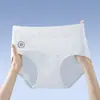 Categoria a Algodão Bebê 10A Jacquard Antibacteriano Roupa Íntima Feminina Algodão Puro Seda de Amora Gancho Estendido Tamanho Grande Cintura Média-Alta Roupa Íntima que Cobre o Quadril