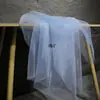 Tejido de malla ligera al agua velo fino tela para vestido de novia gasa suave sedosa organza transparente tela de diseñador para ropa