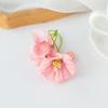 Simulación de flor de trompeta, guirnalda de flores de jazmín, accesorios para coronas hechas a mano, horquillas para el pelo, tocados, arreglos florales, flores para bodas, pared.
