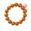 Pulsera de Cuentas de Bodhi Morado Dorado para Ratón para Mujeres, Cuentas Redondas Suaves, Bodhi de Tres Ojos, Material Redondo Viejo, Cuentas para Jugar de Hombres, Cuentas Budistas