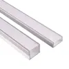 Canal de Aluminio para Luz Lineal Aleación de Aluminio Embebida Ranura en Forma de U Tira de Luz Lineal Techo de Doble Párpado Tira de Luz Lineal