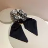 Faixa de Cabeça com Laço Simples e Elegante Anel de Cabelo Feminino de Alta Qualidade Elástico Versátil Cordão de Cabelo Elegante Acessório de Cabeça da Moda