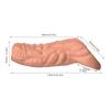 Funda gruesa para pene grueso agrandado para hombre, funda de esencia bloqueadora retardante, funda para pene, funda divertida de cristal, maza