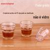 KTV Wine Glass Bar Special Beer Mug Acrílico Resistente a Quebras Transparente Plástico Octogonal Caneca Caneca de Uísque