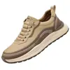 Nuevos Zapatos de Hombre para Primavera y Otoño, Modernos y Versátiles, Antideslizantes y Resistentes al Desgaste, Zapatos de Senderismo para Exteriores para Papá, Zapatos Casuales para Caminar para Hombres de Mediana Edad y Mayores