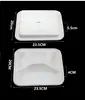 Piscis lonchera comercial desechable biodegradable respetuosa con el medio ambiente rectangular redonda tazón para sopa caja de embalaje comida para llevar comida rápida con tapa