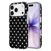 Adecuado para funda de teléfono de lunares para iPhone 17, funda suave de cobertura total IMD de lunares para Samsung S24, Apple 15 Pro